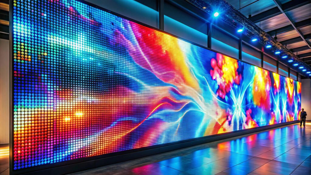 Professional LED screen rental setup for corporate event in Malaysia